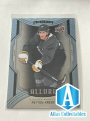 2020-21 Upper Deck Allure Blue Peyton Krebs #142 SP Rookie Golden Knights